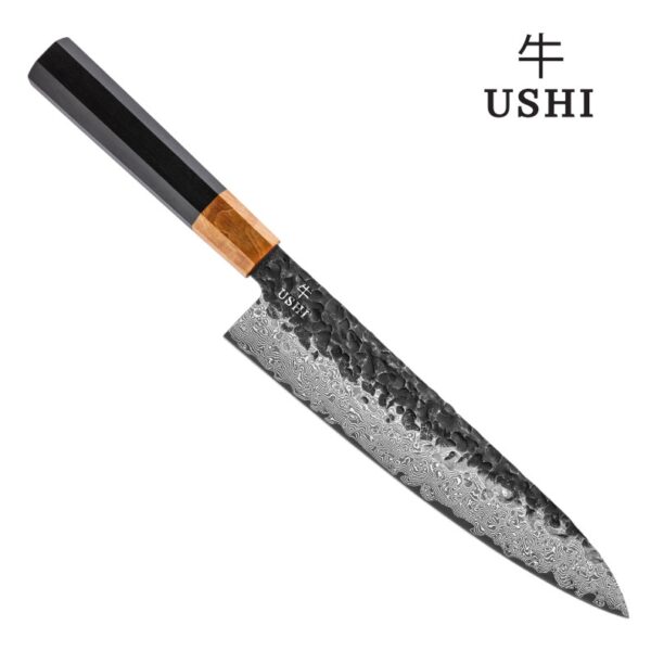 USHI Premium Damaskus Chef hnífur